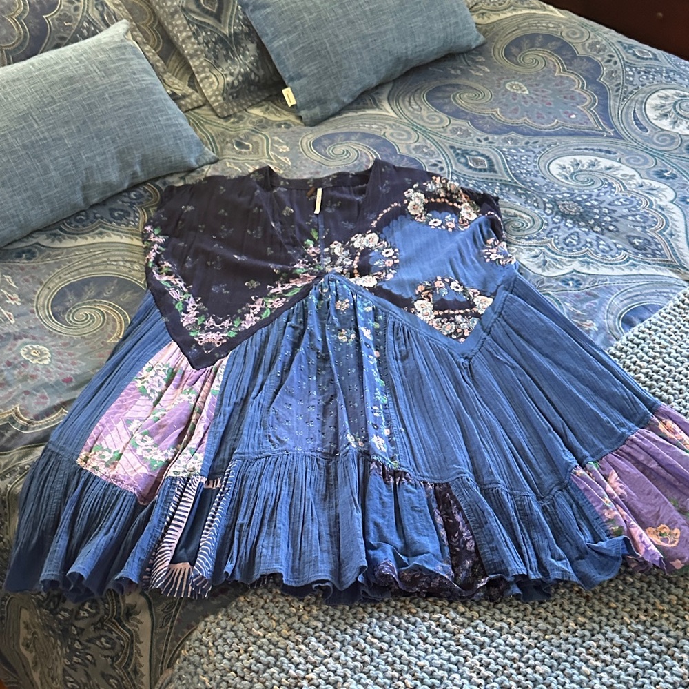 Free People Mended With Scarves Excellent Used Condition